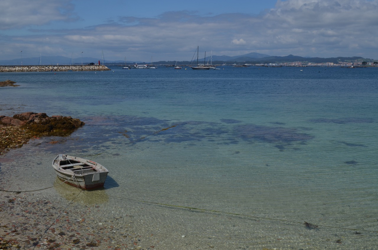 sea ria clouds free photo