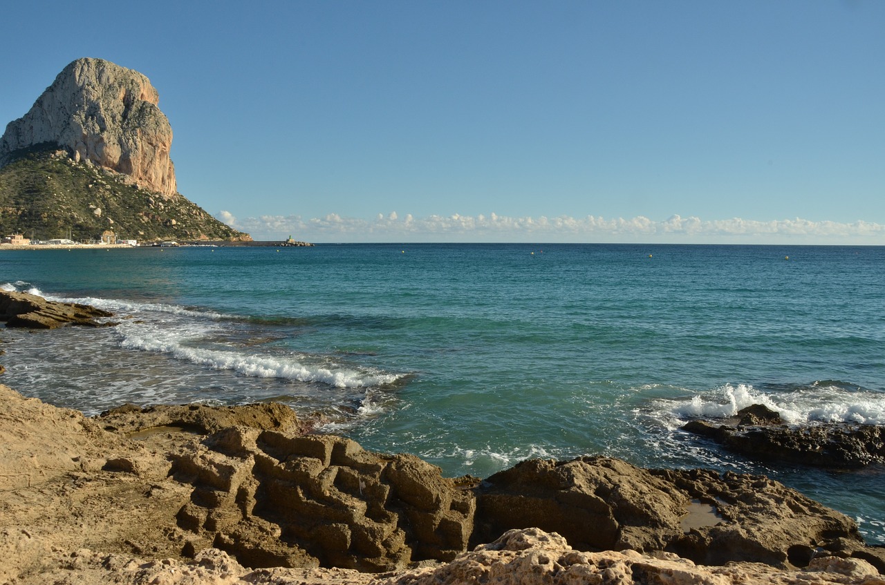 sea beach rock free photo