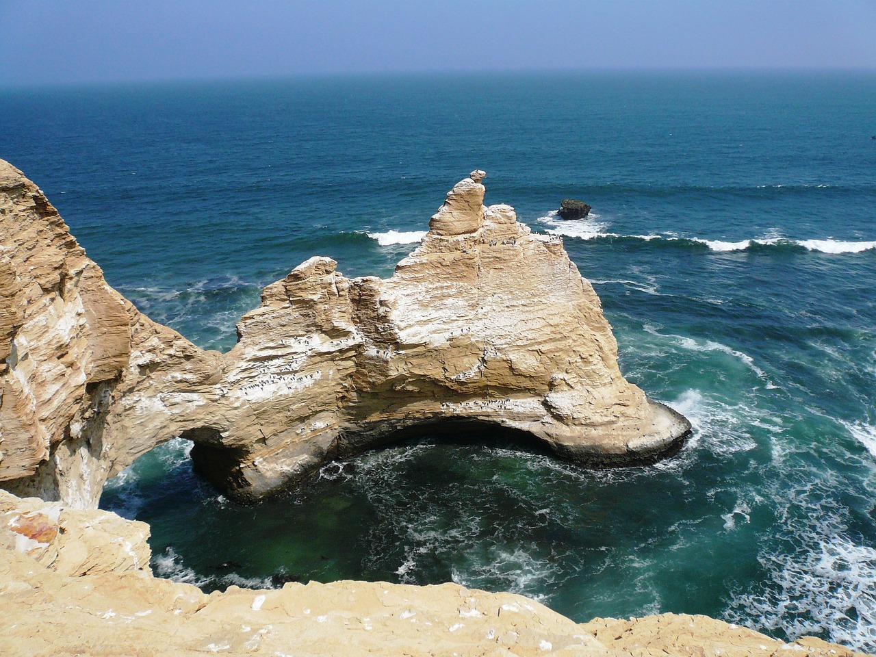 sea rock view free photo