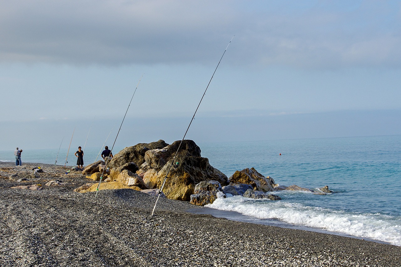 sea scoglio fishing free photo