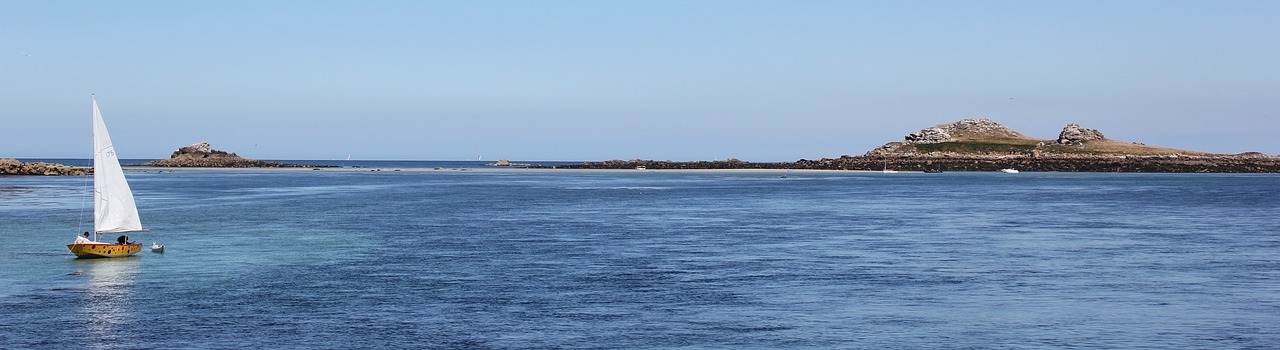 sea boat panoramic free photo