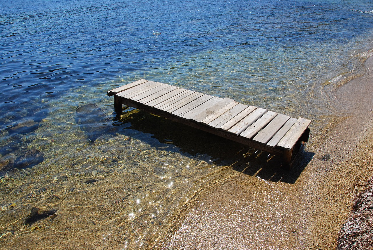 sea jetty water free photo