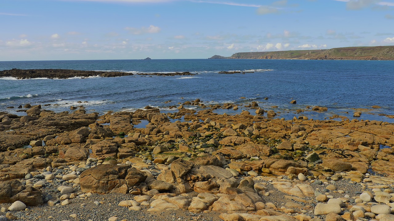 sea coast cornwall free photo