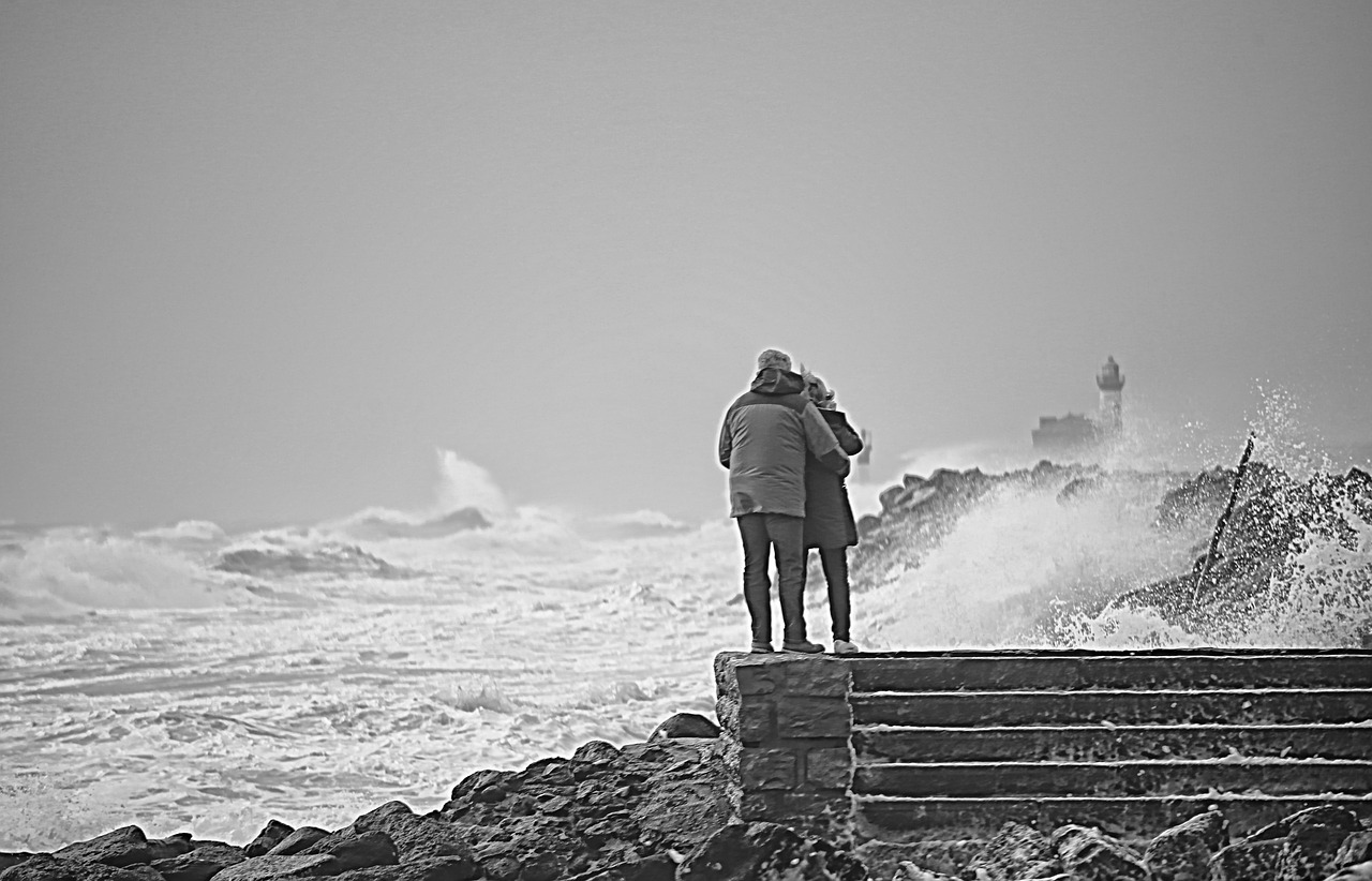 sea storm wave free photo