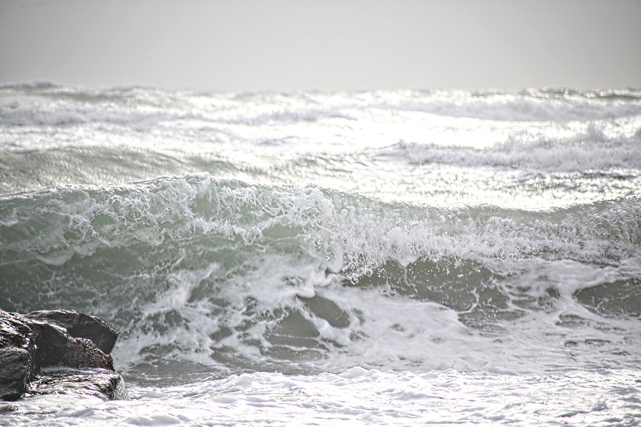 sea storm wave free photo