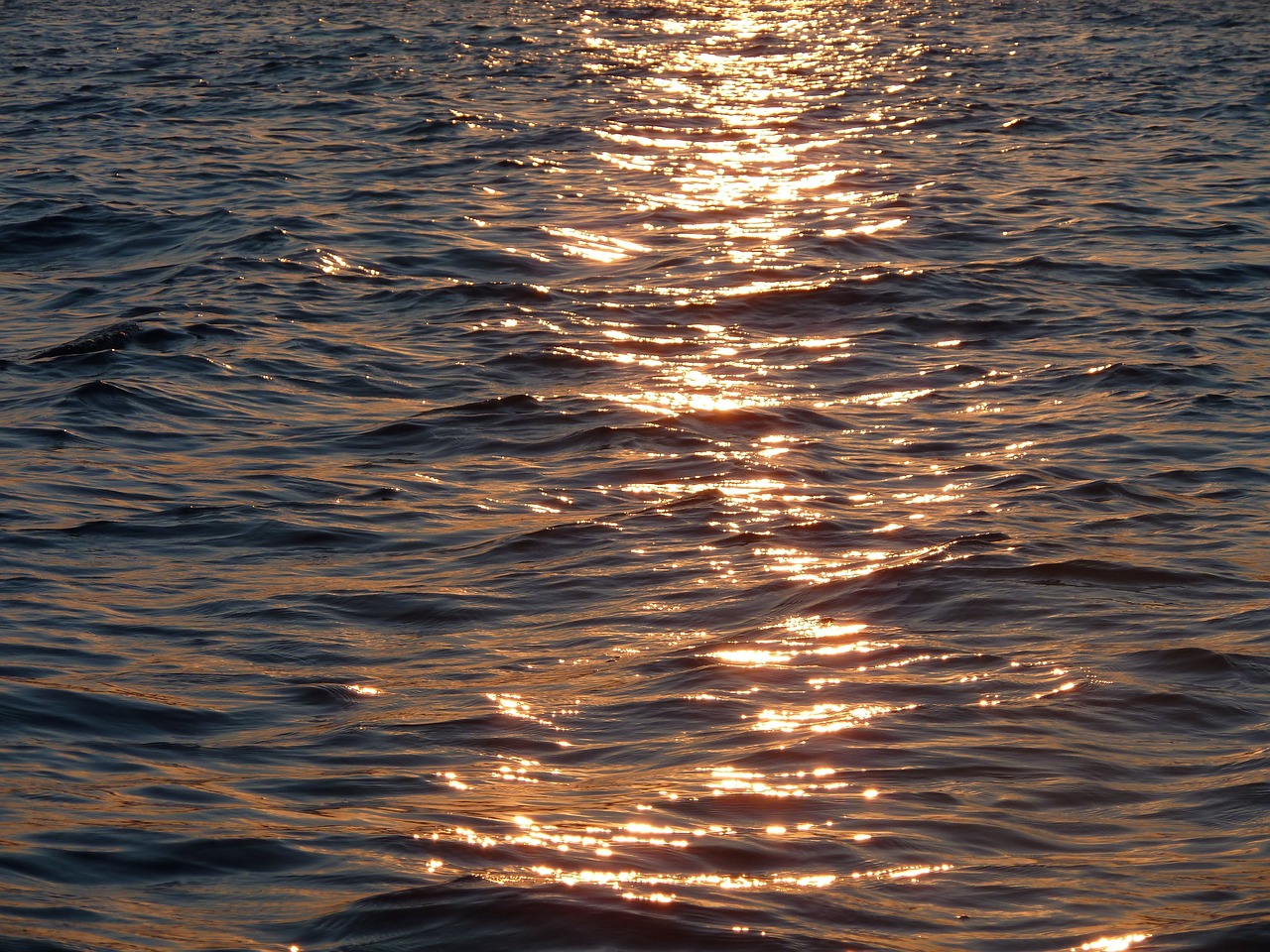 sea sunset atmosphere free photo