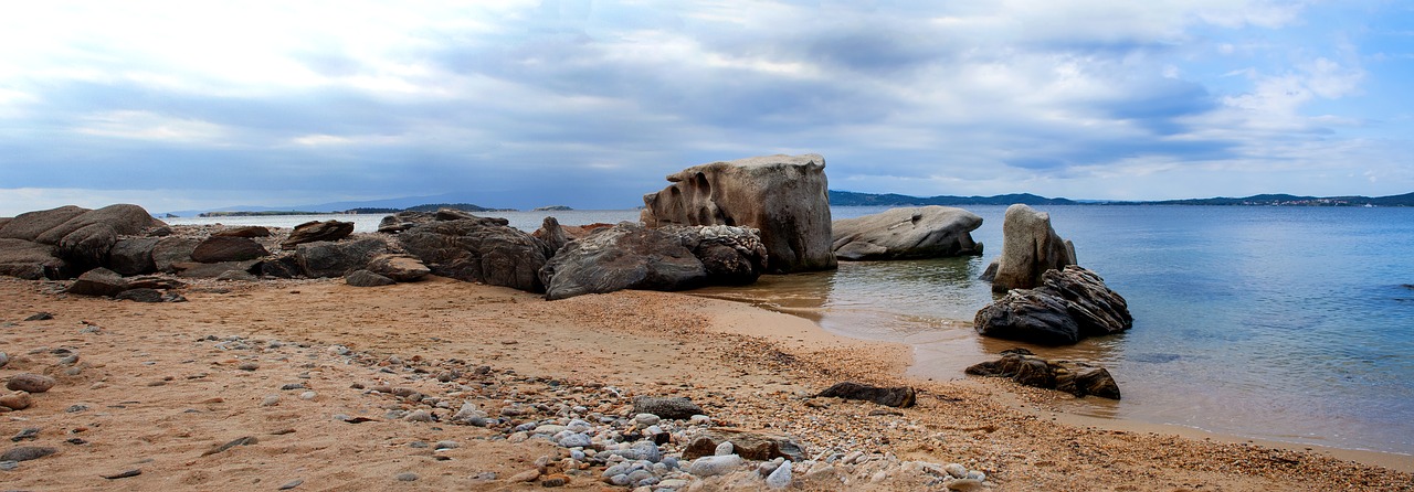 sea beach stones free photo