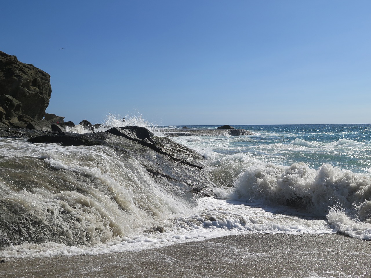 sea ocean california free photo