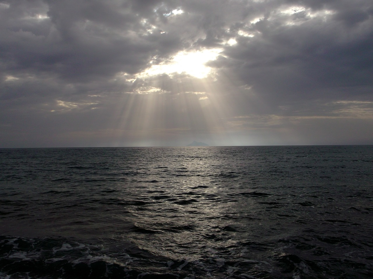 sea sonnentstrahl crete free photo