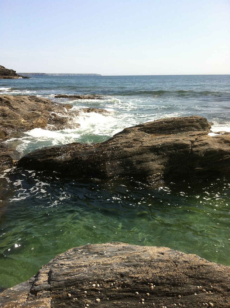 sea rocks coastline free photo