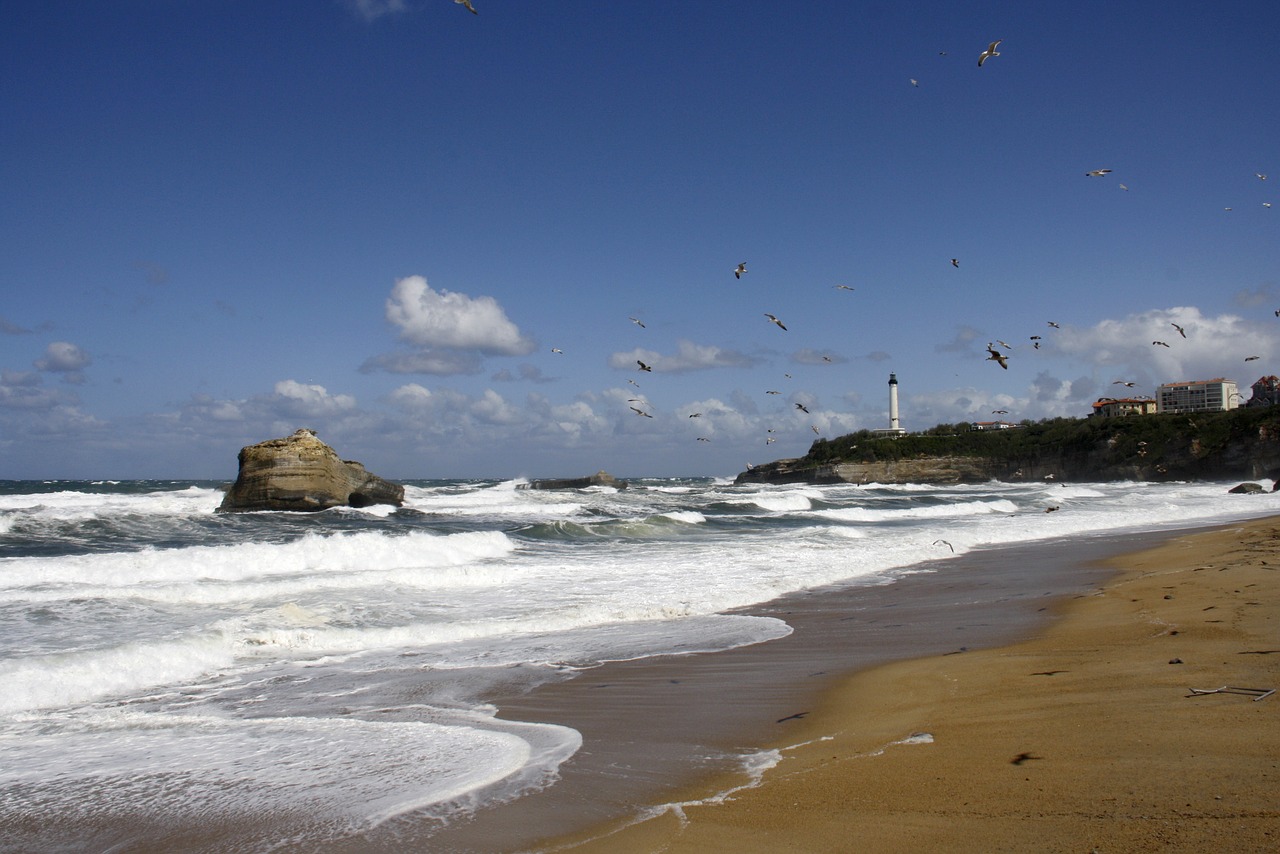 sea beach lighthouse free photo