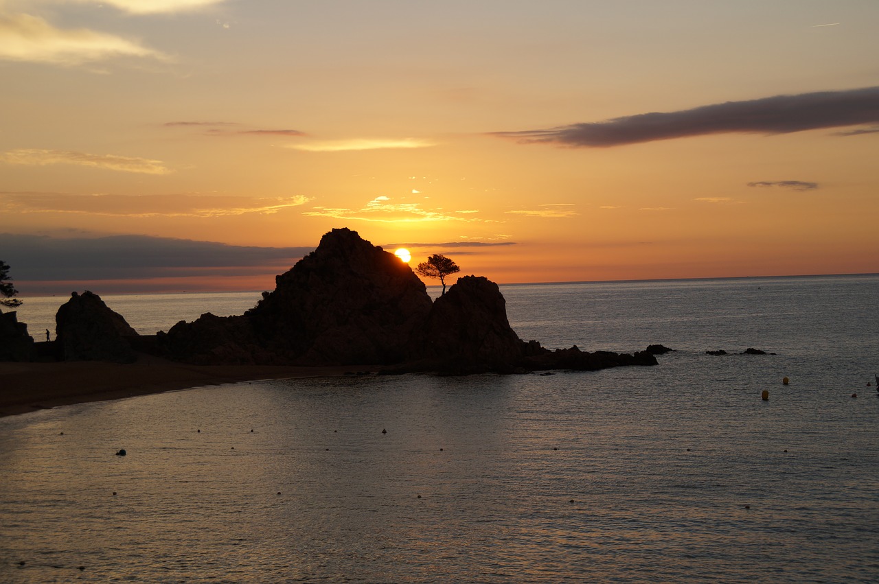 sea spain rock free photo