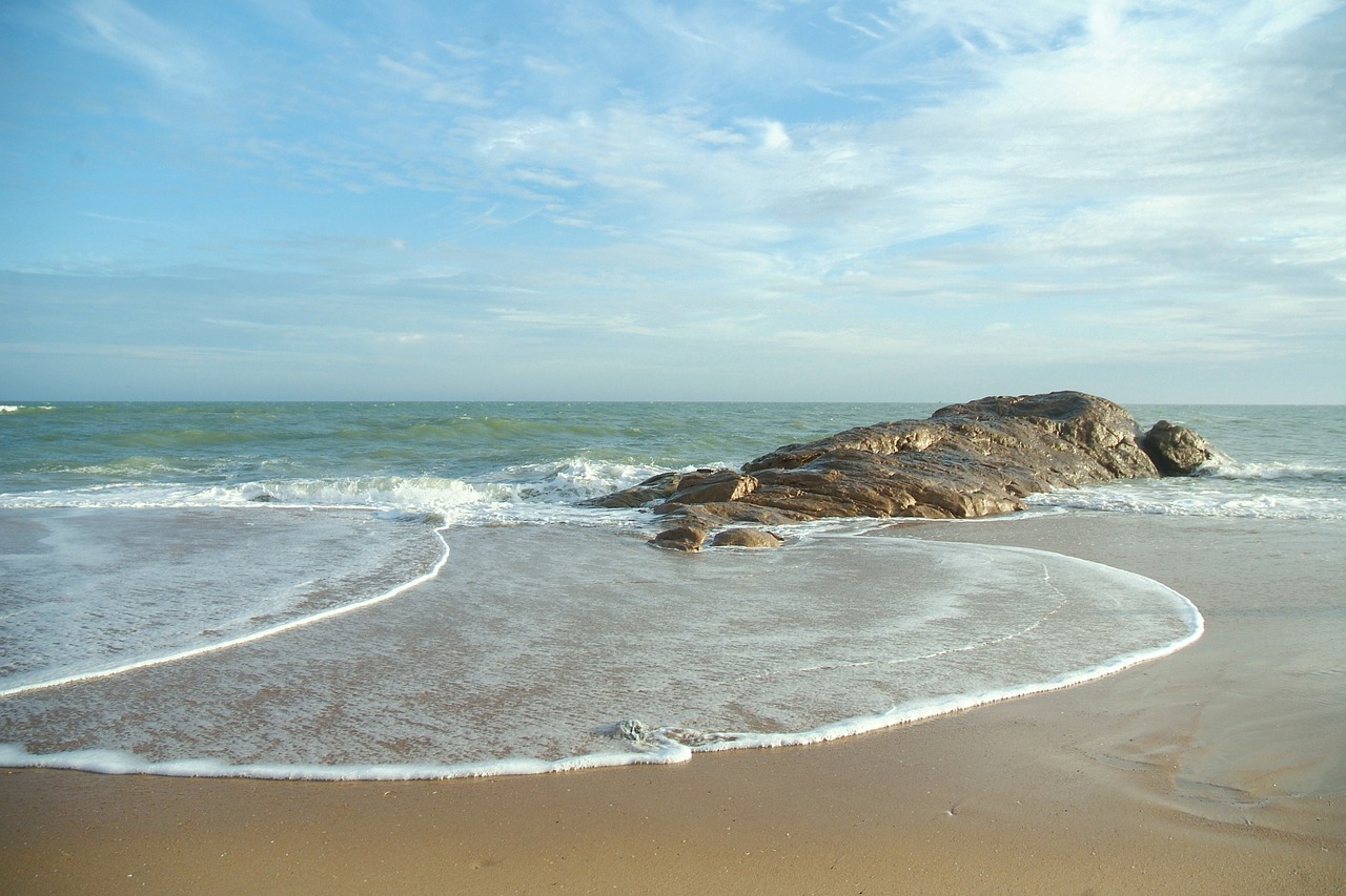 sea sand sky free photo