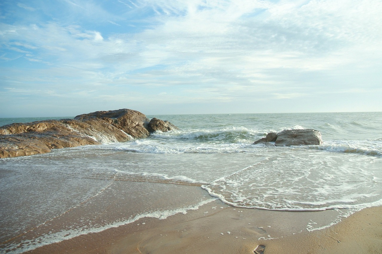 sea sand sky free photo