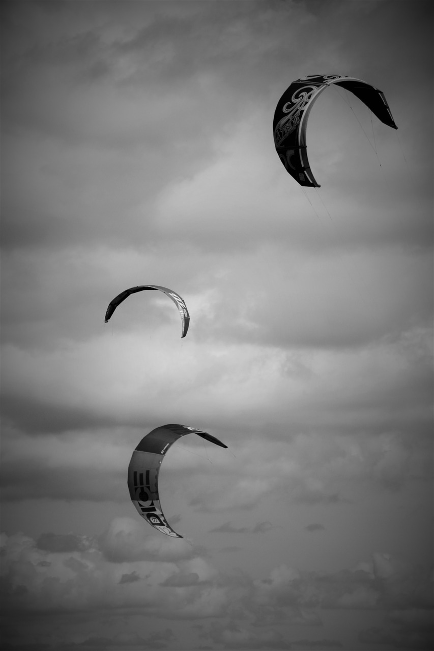 sea kitesurf windsurfing free photo