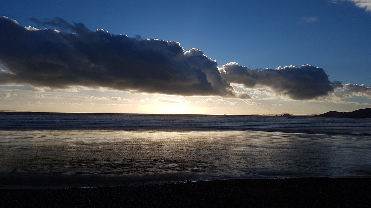 sea beach sky free photo