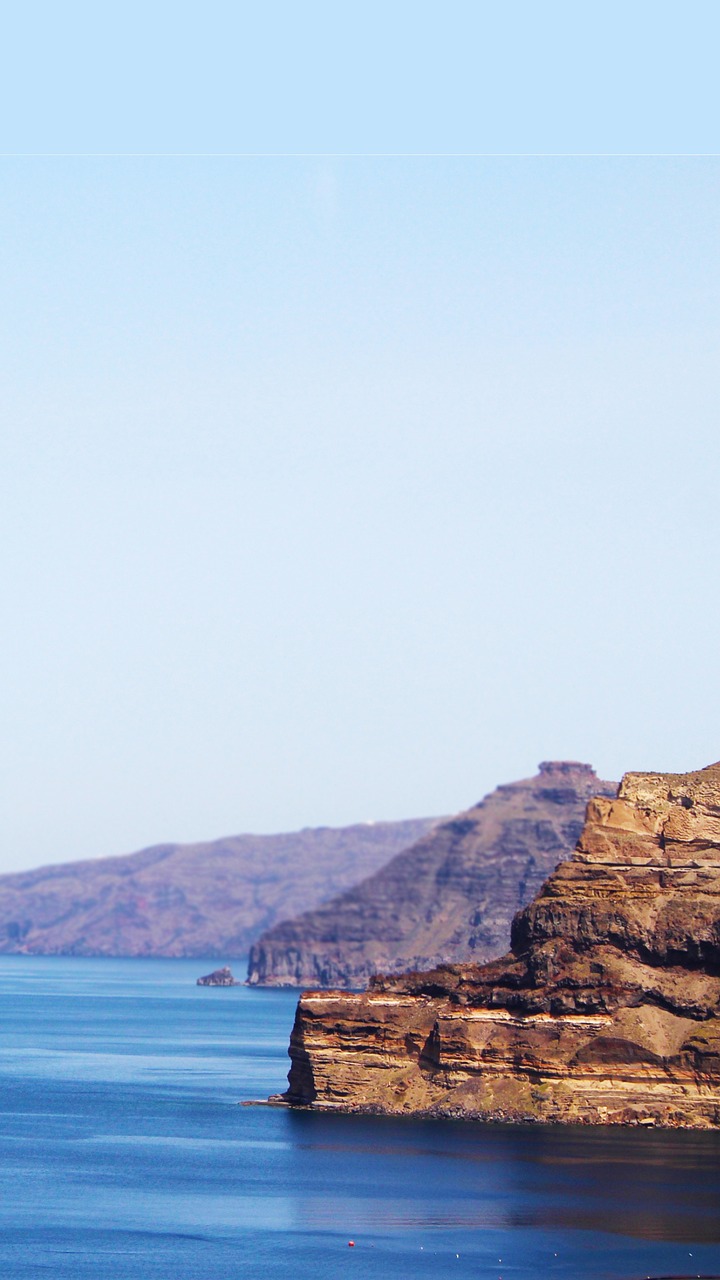 sea greece rock free photo