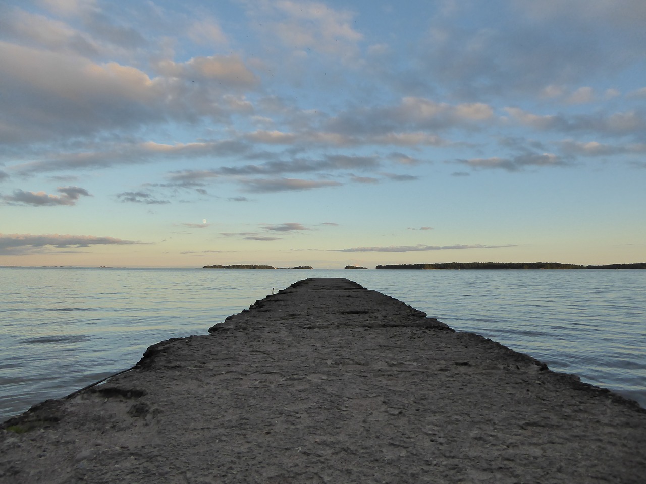 sea pier water free photo