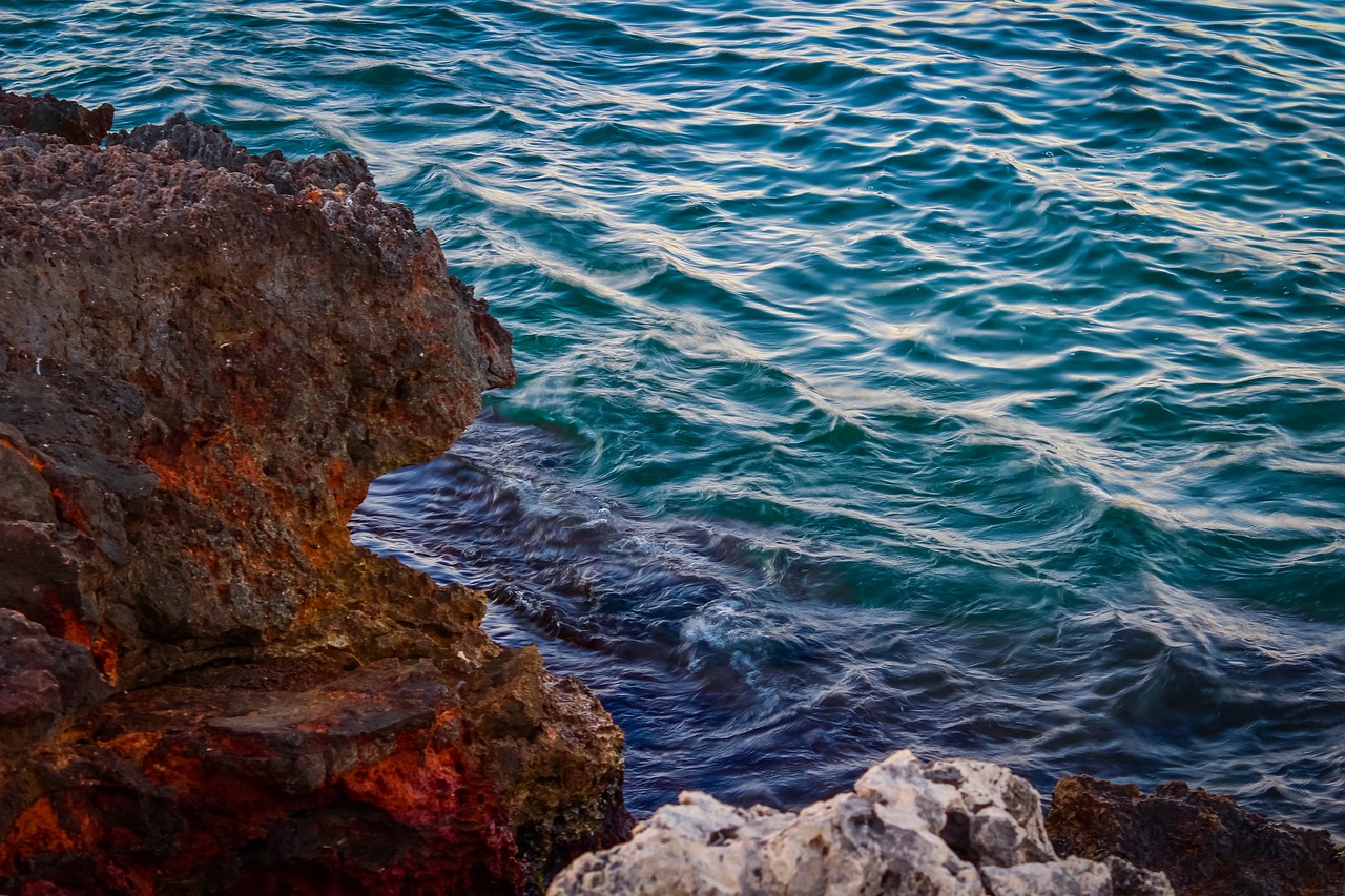 sea rocks coast free photo