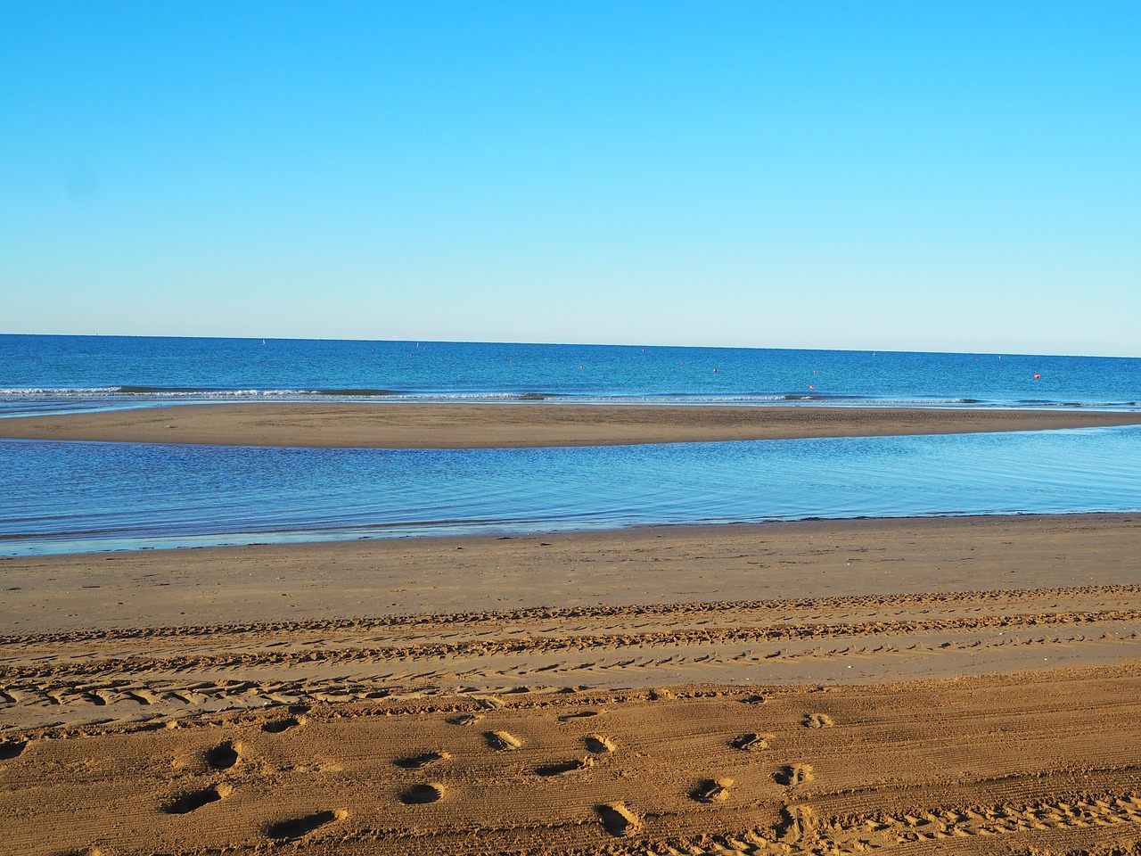 sea ebb beach free photo