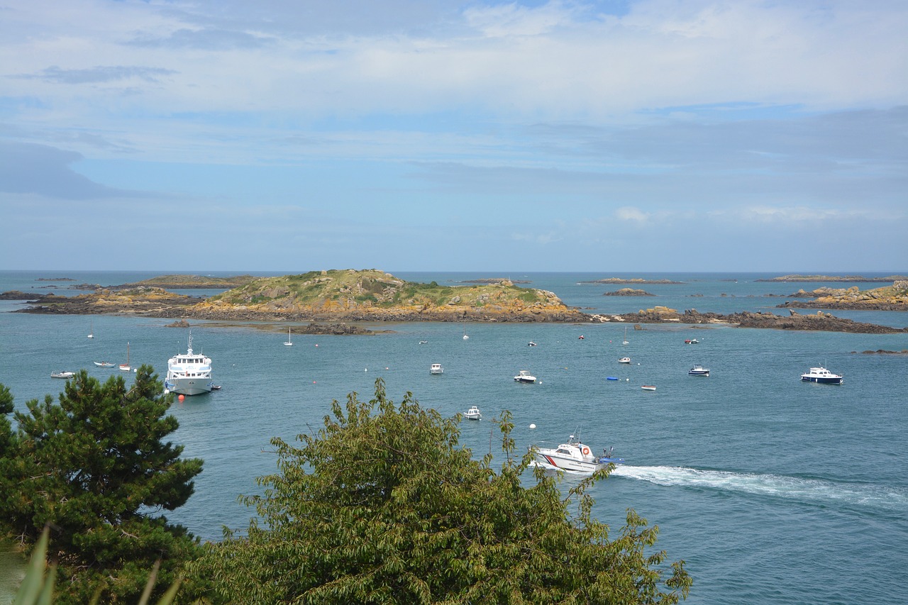 sea chausey islands marina free photo