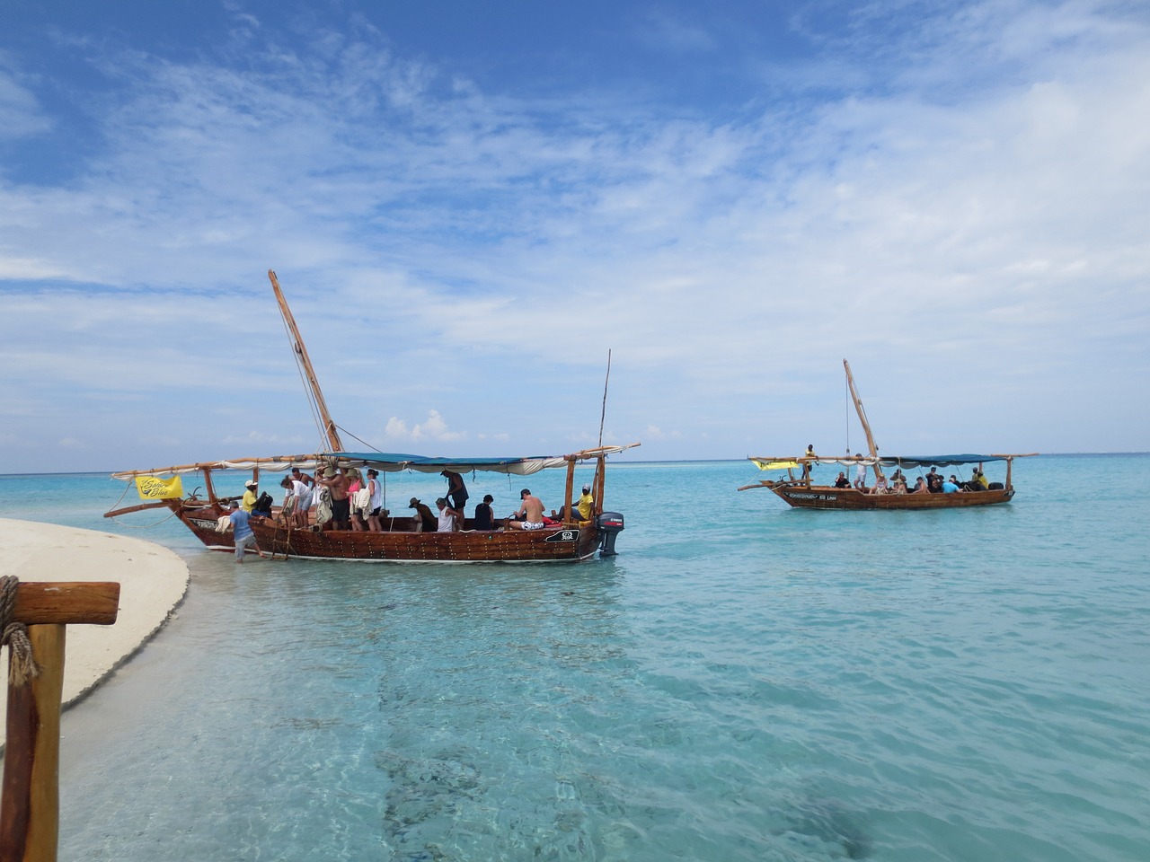 sea boat blue free photo