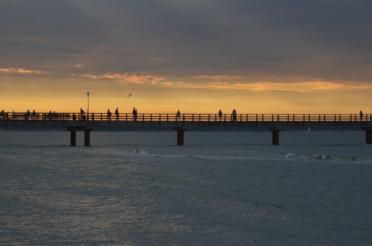 sea evening evening sun free photo