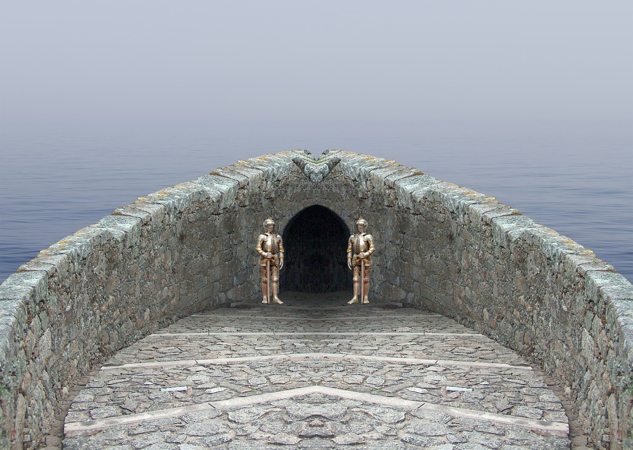 sea castle underworld free photo
