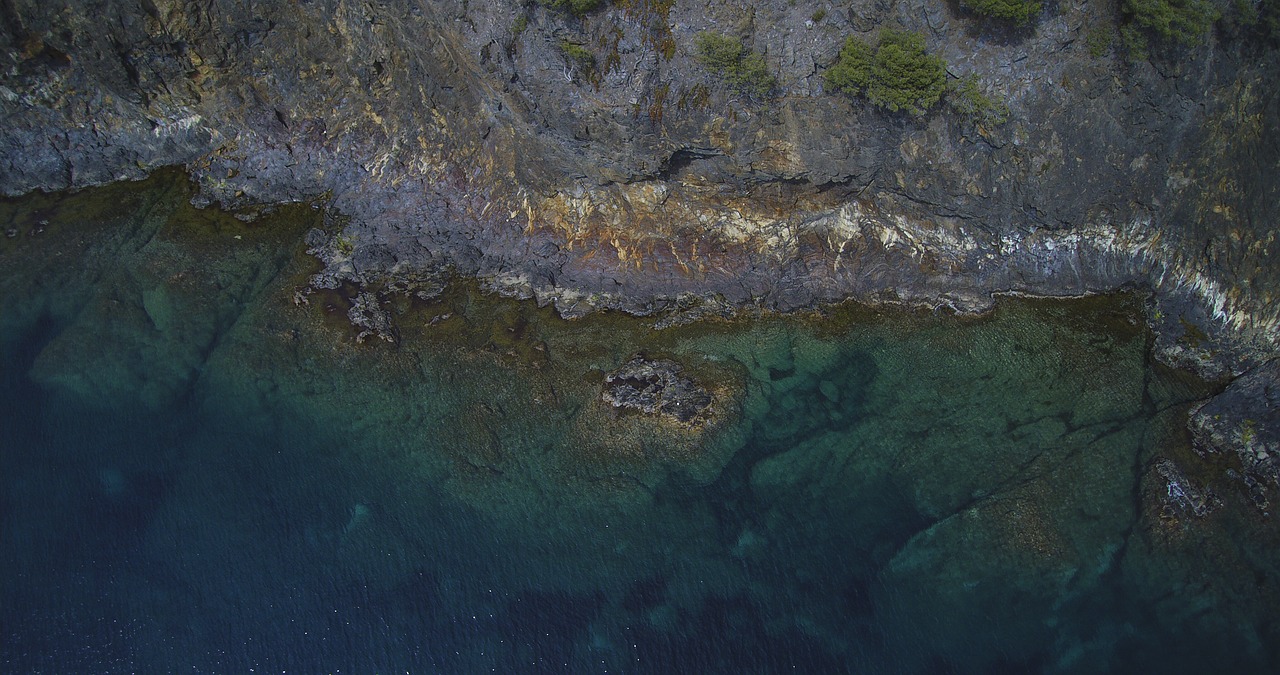 sea landscape of sea costa brava free photo