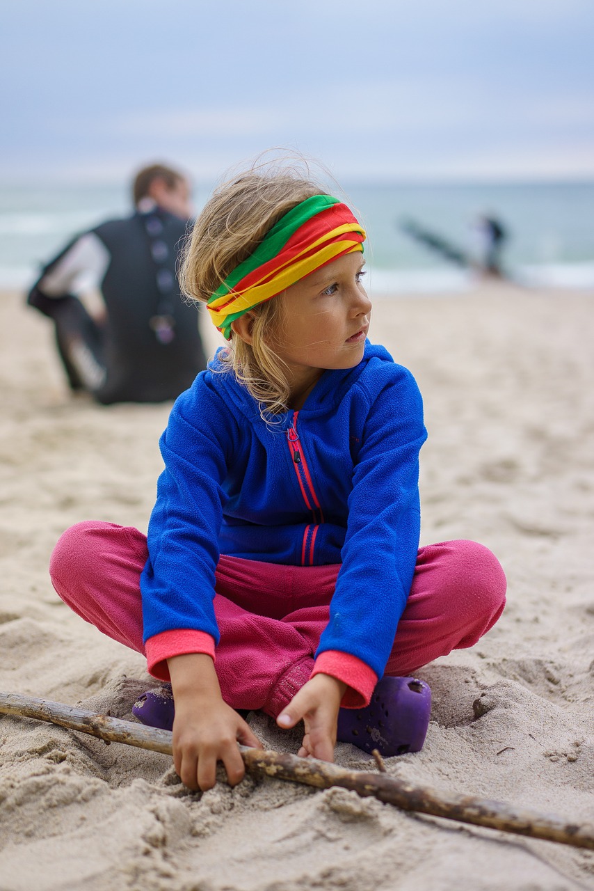 sea beach girl free photo