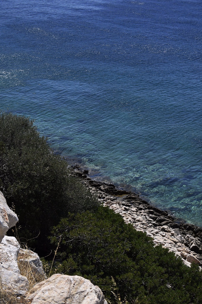 sea greece sunny turquoise free photo
