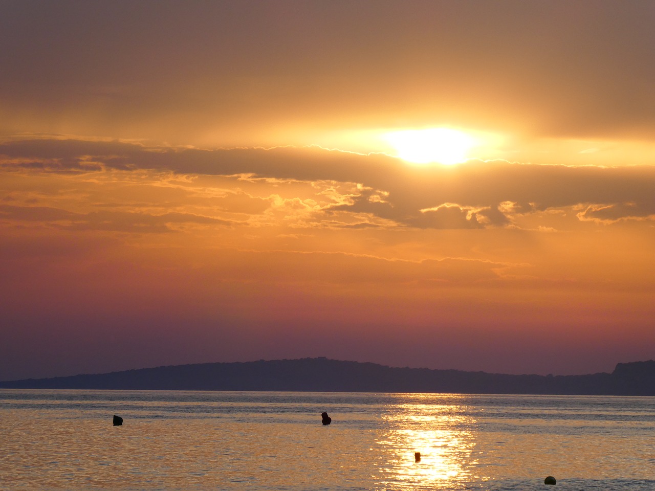 sea reflection sunlight free photo