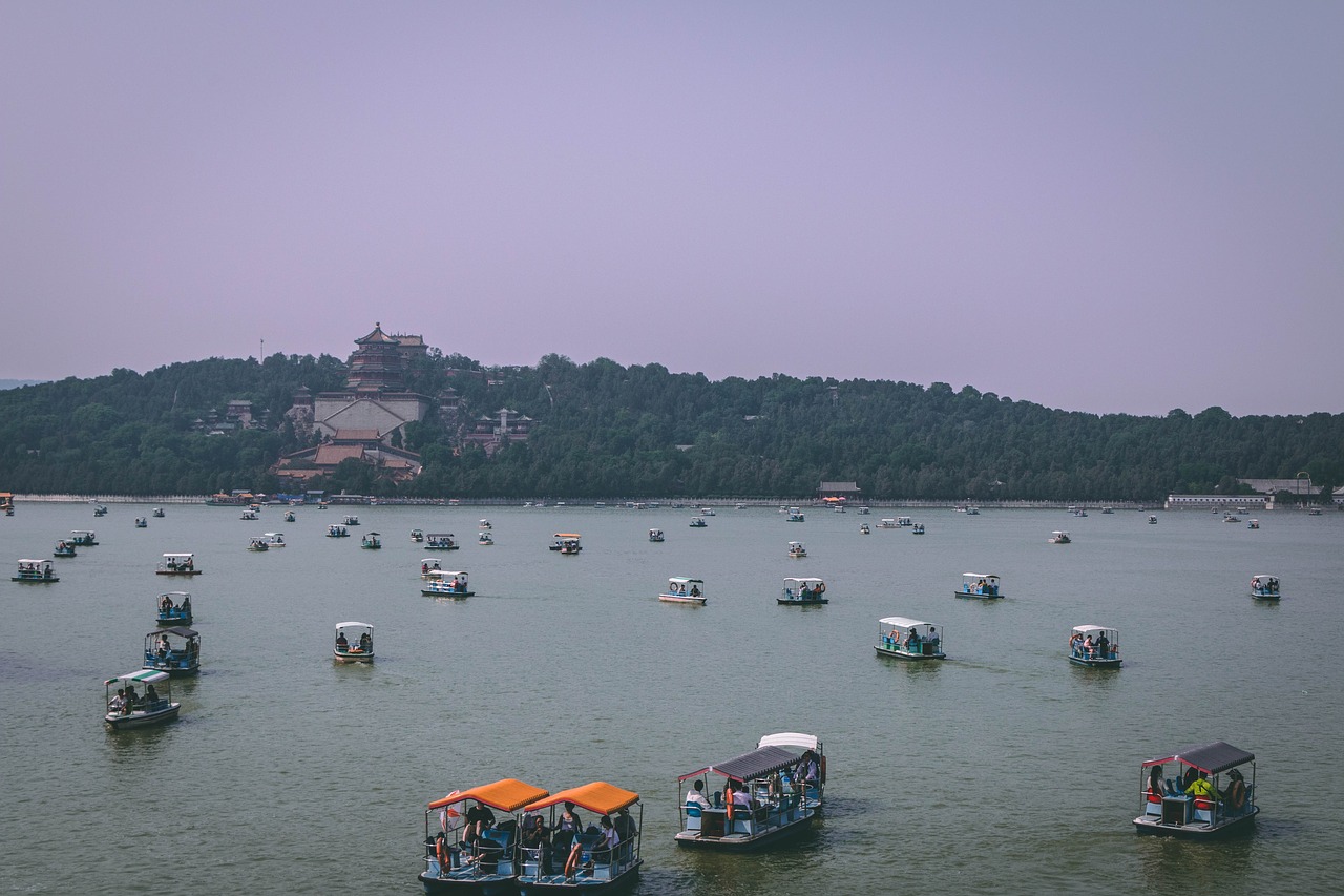 sea boats china free photo