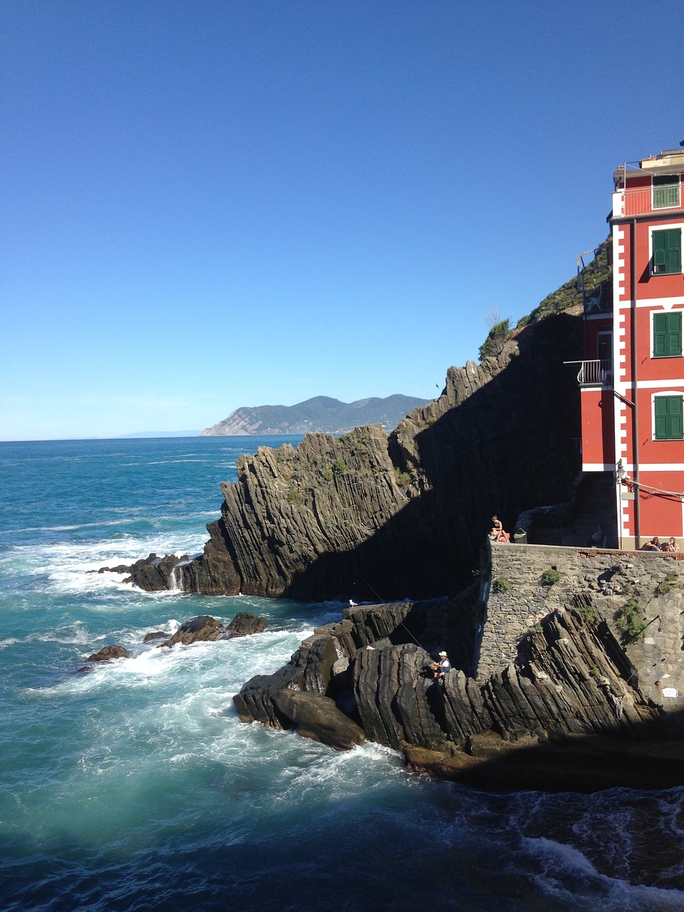 sea liguria cinque terre free photo