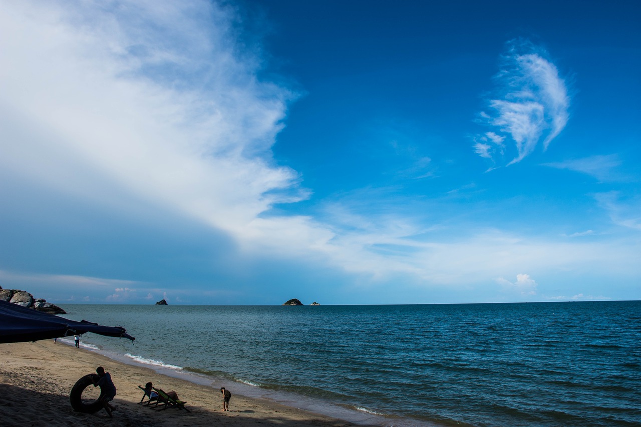 sea sky twilight free photo