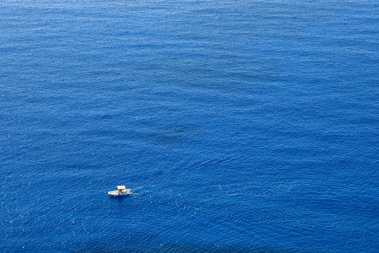 sea blue infinity blue free photo