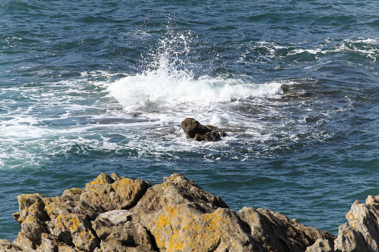 sea rock landscape free photo