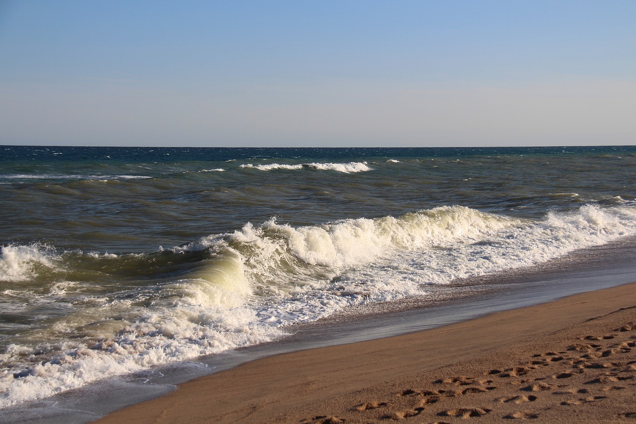 sea waves beach free photo