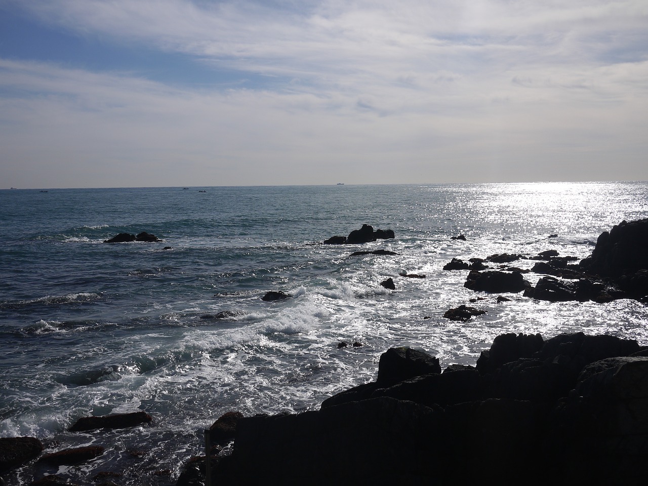 sea japan sea winter sea free photo