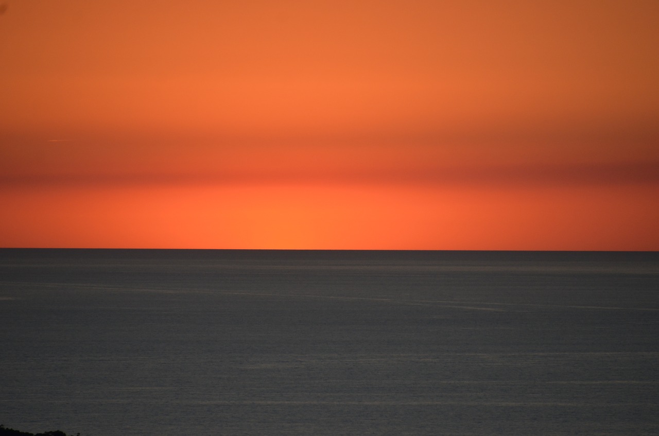 sea layer sun twilight free photo
