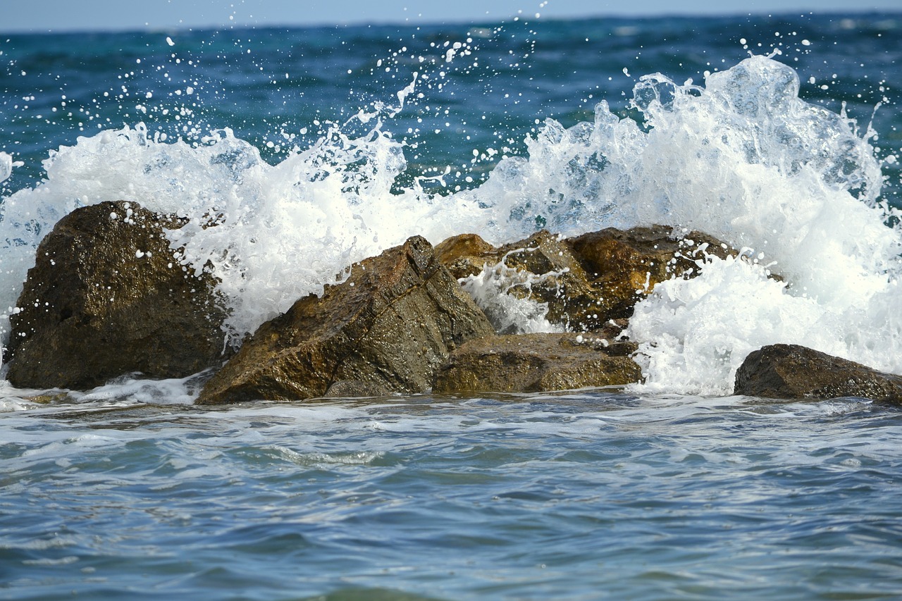 sea water waves free photo