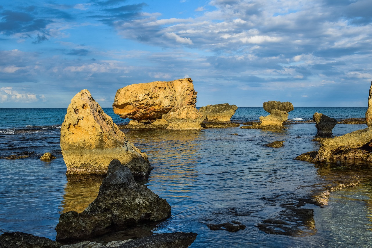 sea seashore rock free photo