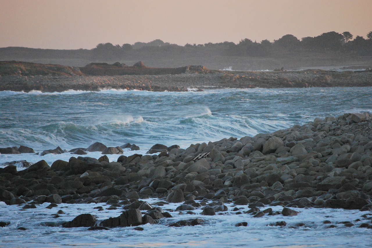 Ocean side. Seaside Beach.