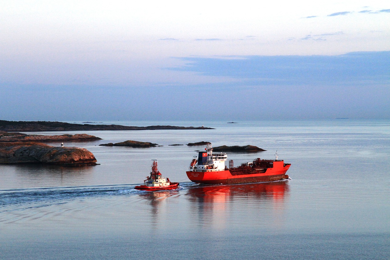 sea  freighter  tug free photo