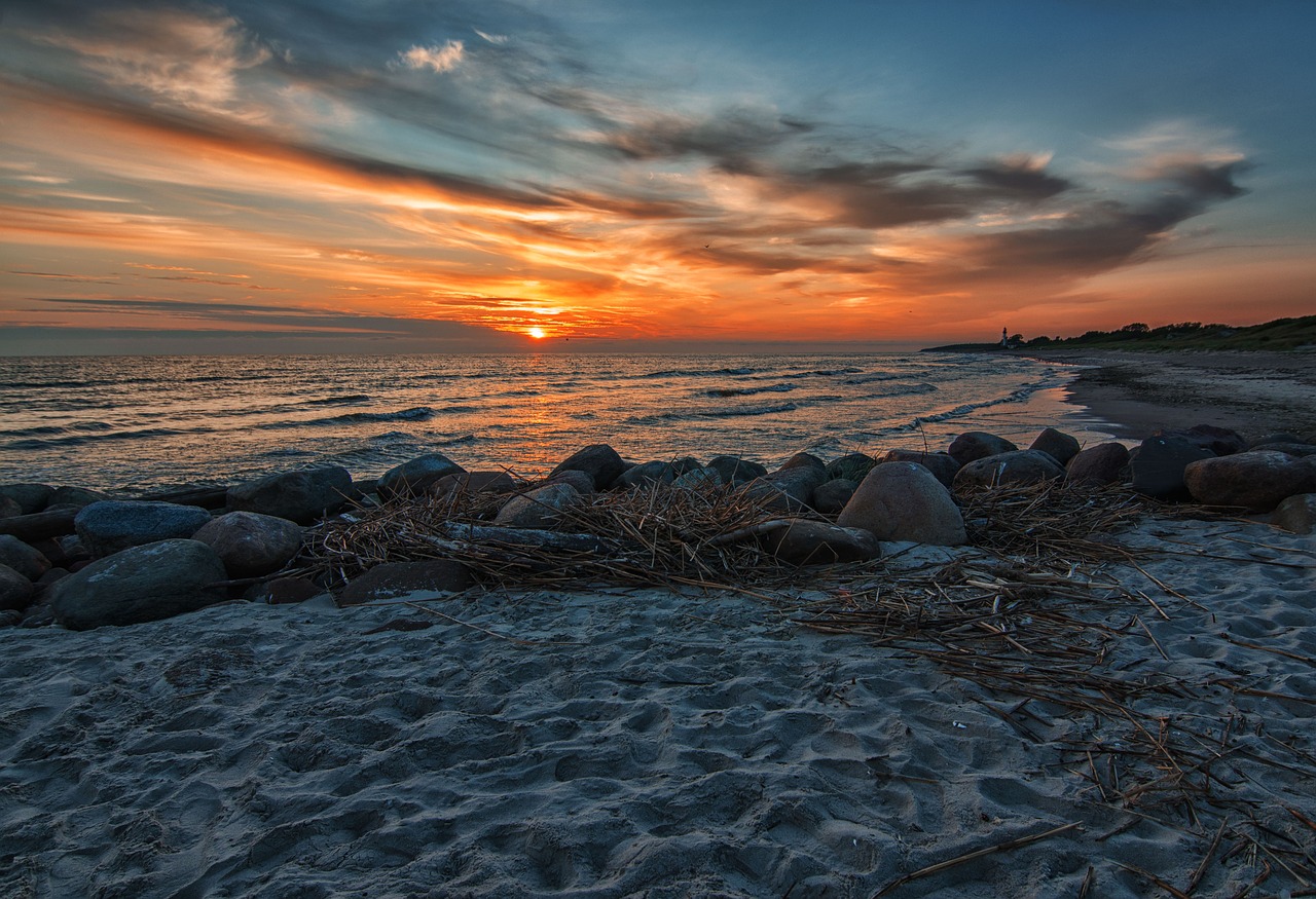 sea  water  sunset free photo