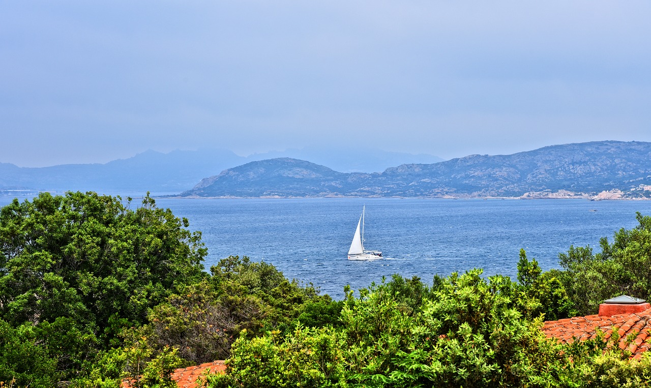 sea  sail boat  coast free photo