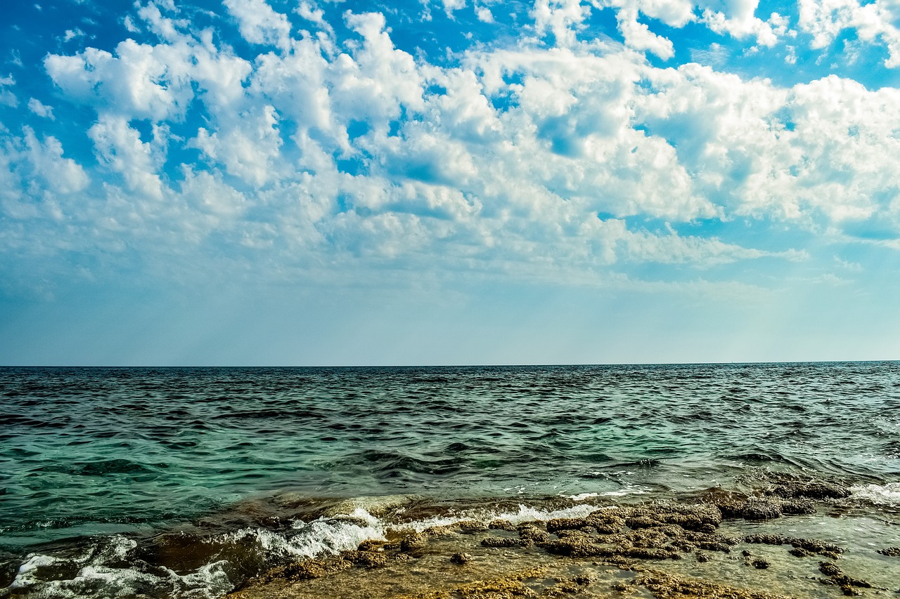 sea  clouds  sky free photo