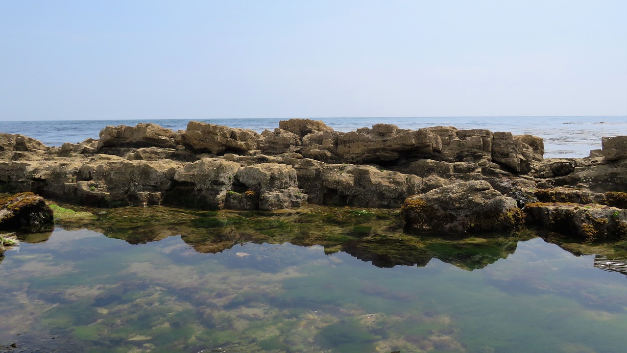 sea  pool  rocks free photo