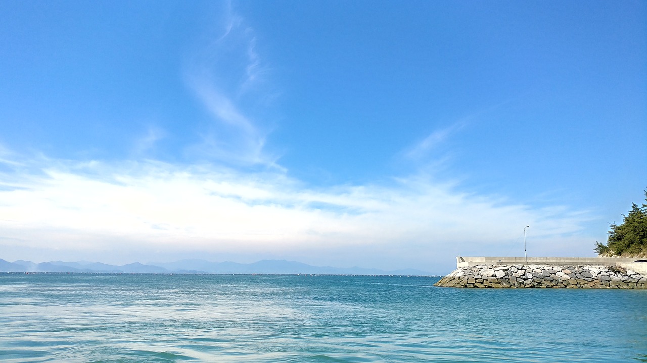 sea  cloud  sky free photo