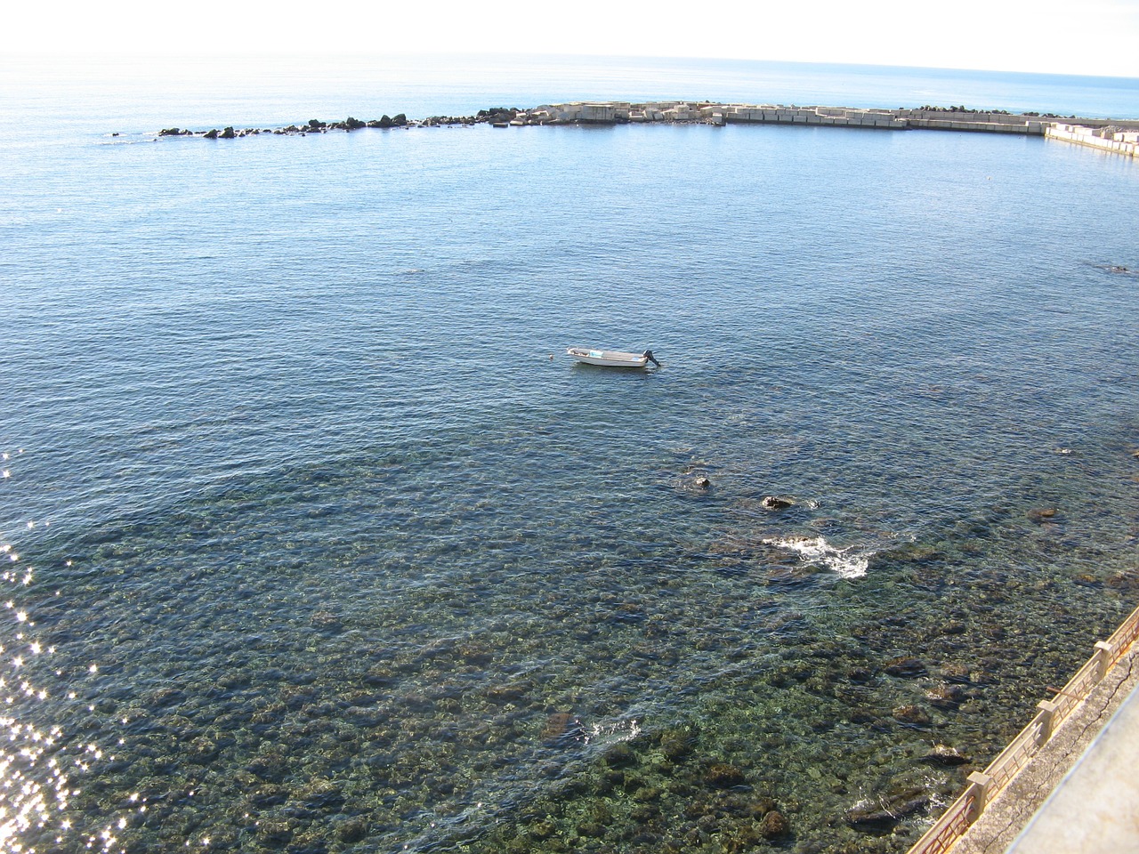 sea clear boat free photo